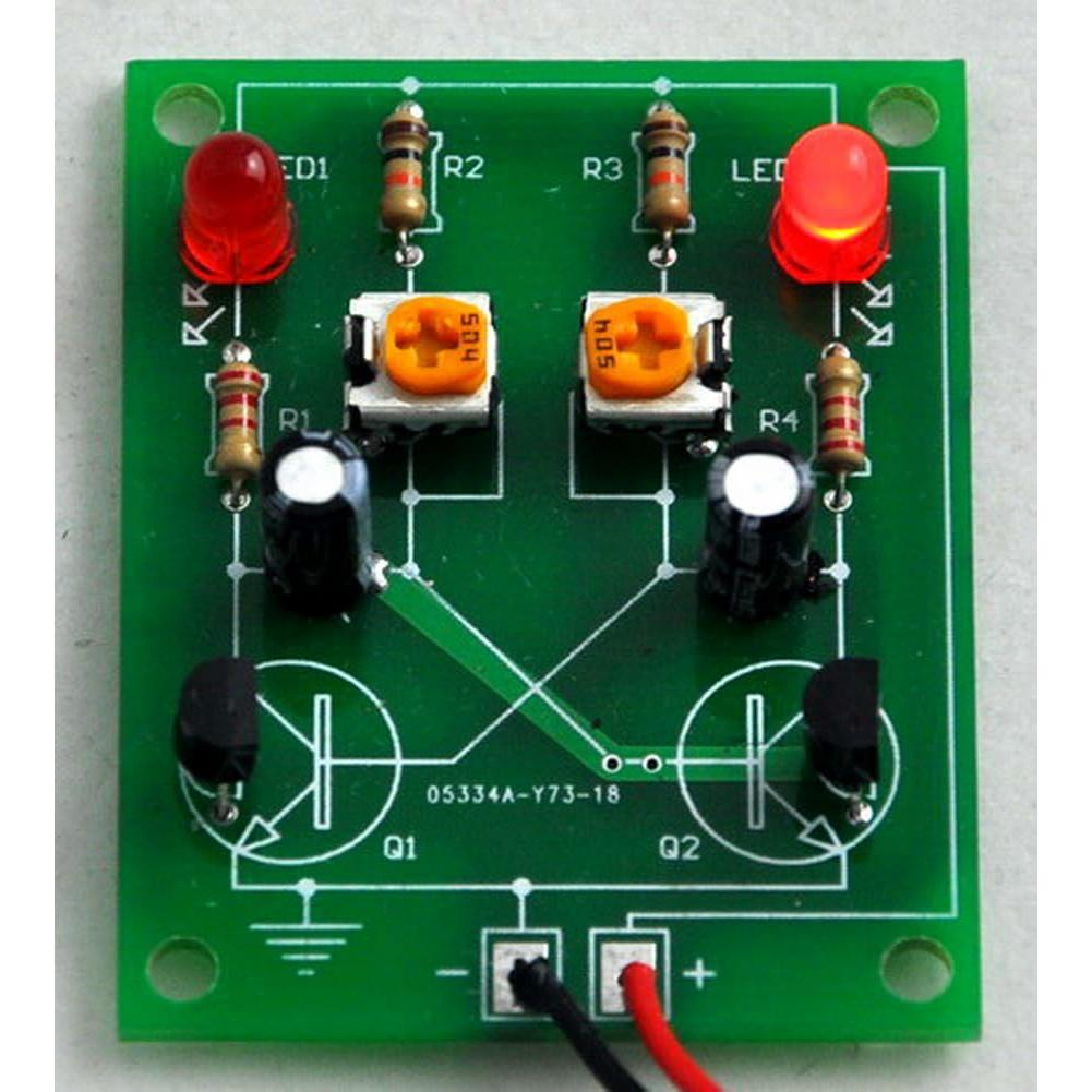 Kit de Aprendizaje Circuito Multivibrador Astable Electronics-Salon