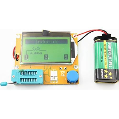 Kit Medidor Multifuncional ACEIRMC Mega 328 - Probador Transistores LCD