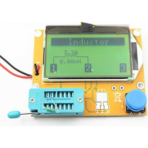 Kit Medidor Multifuncional ACEIRMC Mega 328 - Probador Transistores LCD