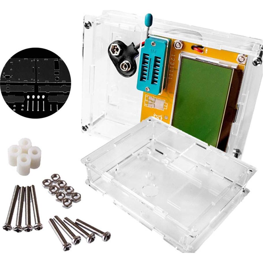 Kit Medidor Multifuncional ACEIRMC Mega 328 - Probador Transistores LCD