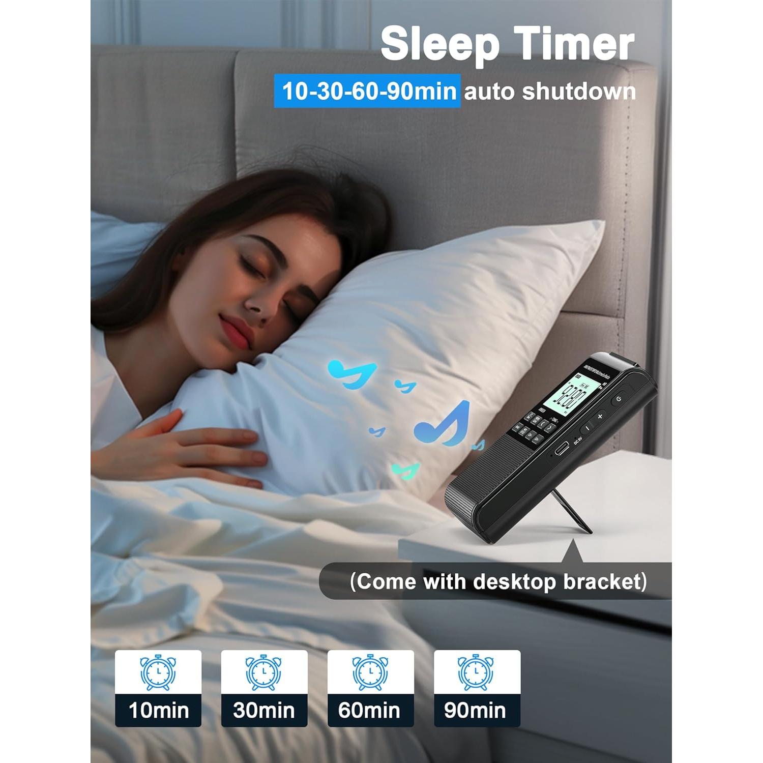 Radio Bluetooth AM/FM Jazmm 1200mAh Portátil 5W LCD