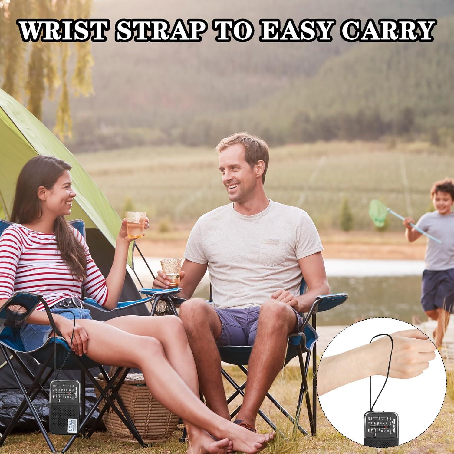 Radio Meteorológica NOAA Snokauwa Portátil AM FM 0.16 kg