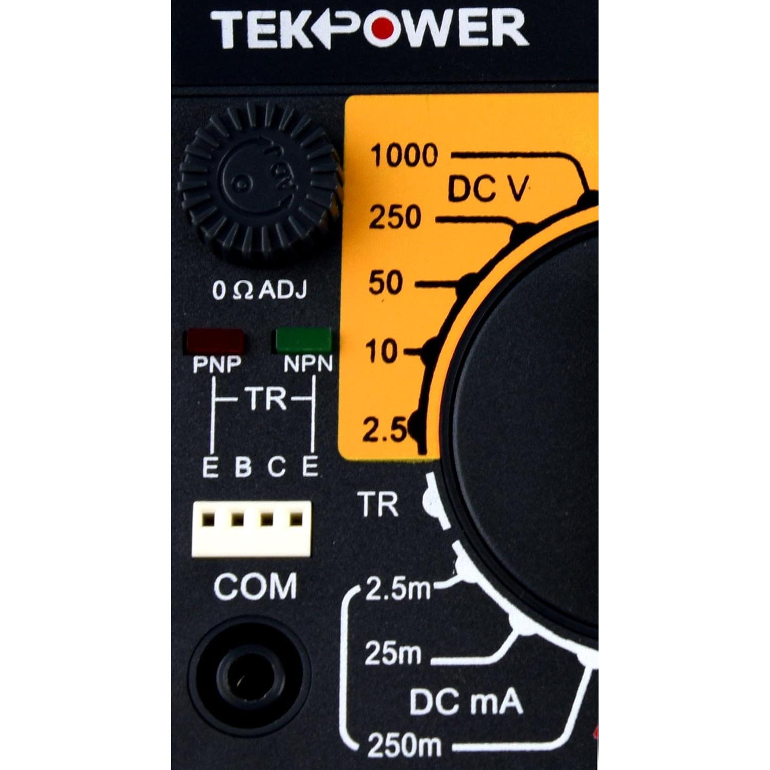 Multímetro Analógico Tekpower TP8260L con Luz de Fondo
