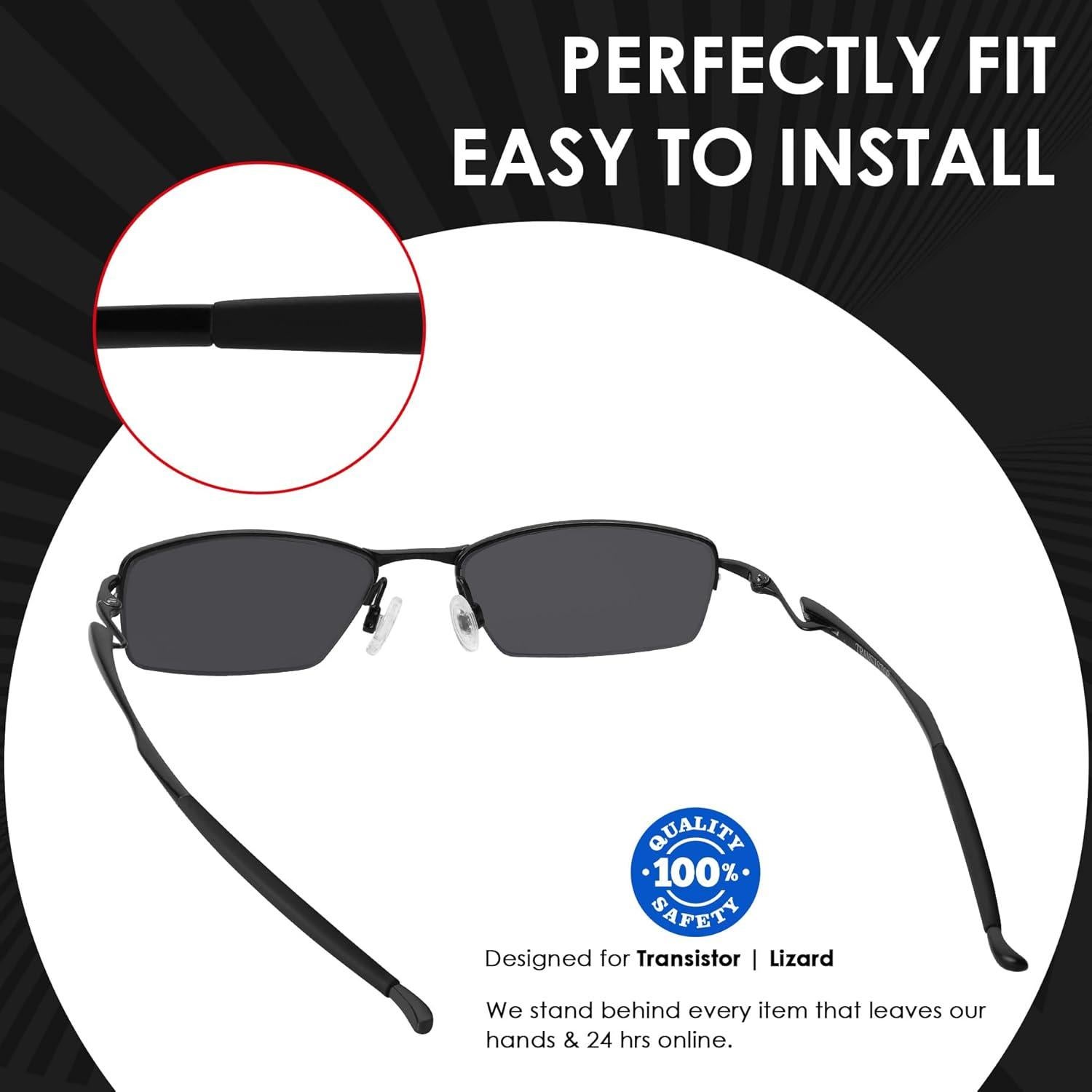 Calcetines de Oreja BlazerBuck para Gafas Oakley Transistor - Negro