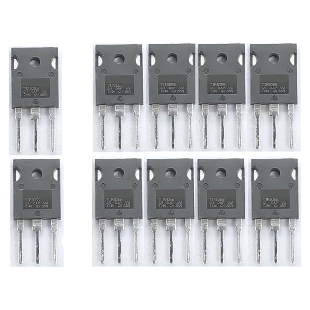 Transistor NPN TIP3055 PMMCON 60V 15A TO-247 10PCS