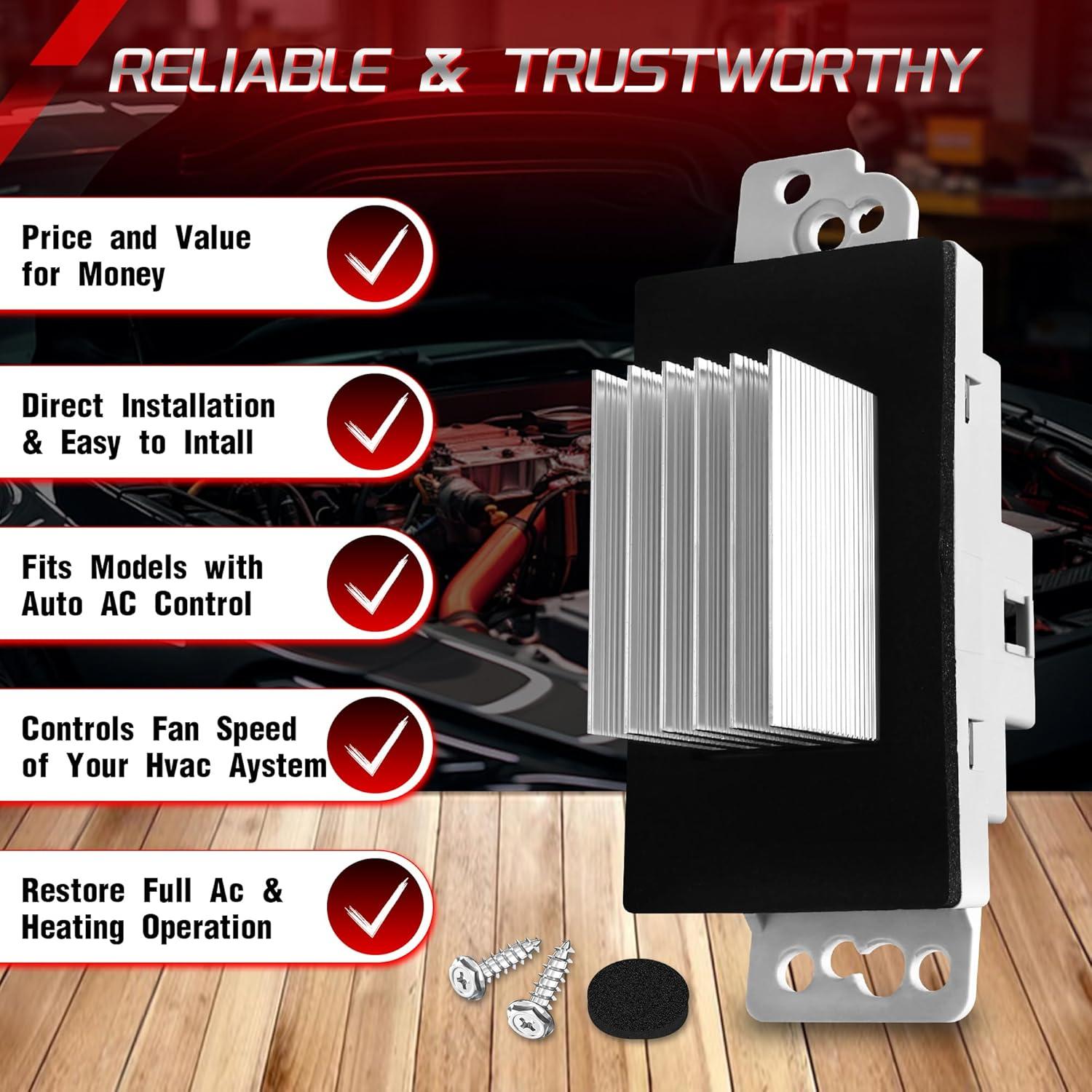 Resistor de Motor de Ventilador HVAC FAERSI con Arnés 226g