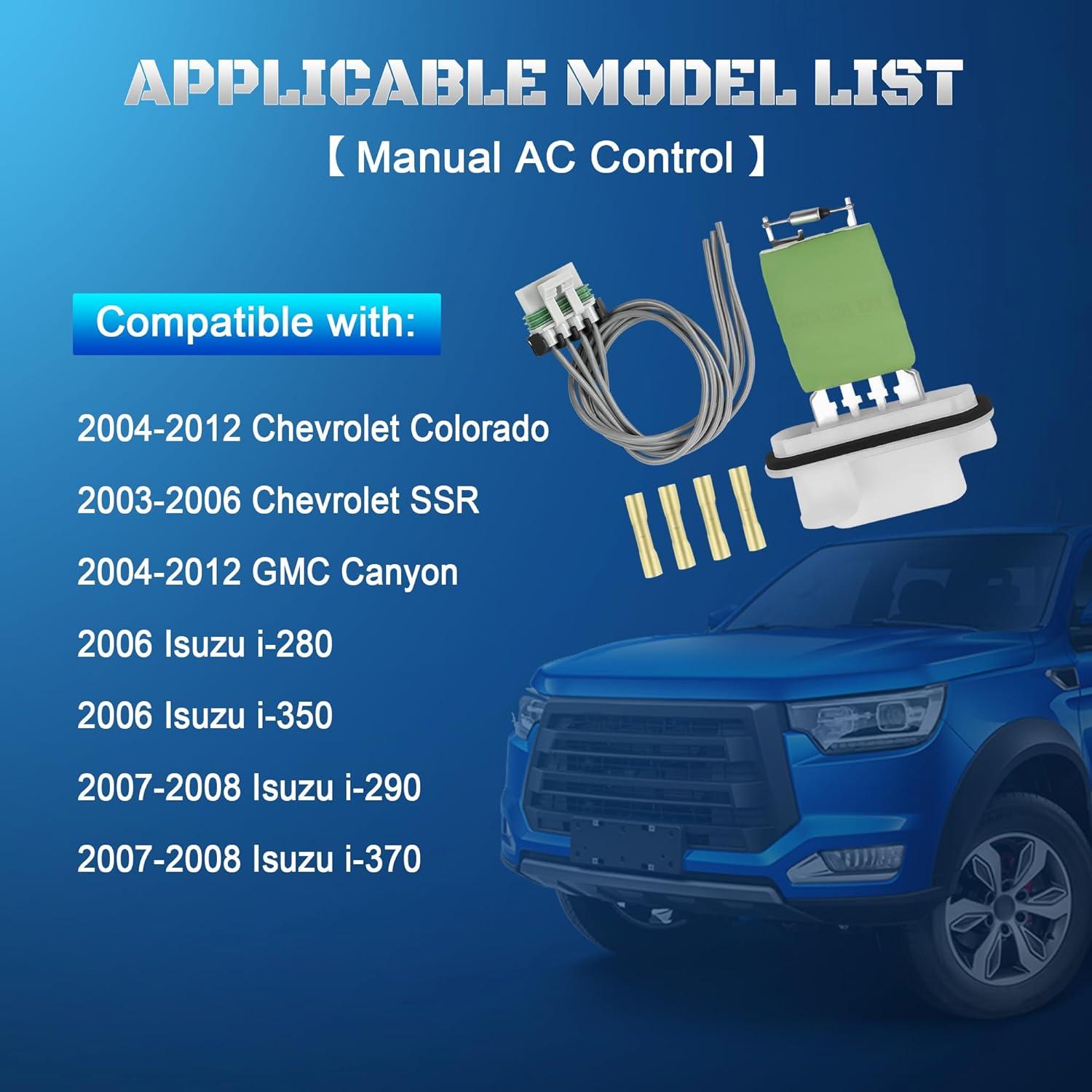 Resistor de Motor de Soplador A-NAFTULY 973-434 para Chevy/GMC