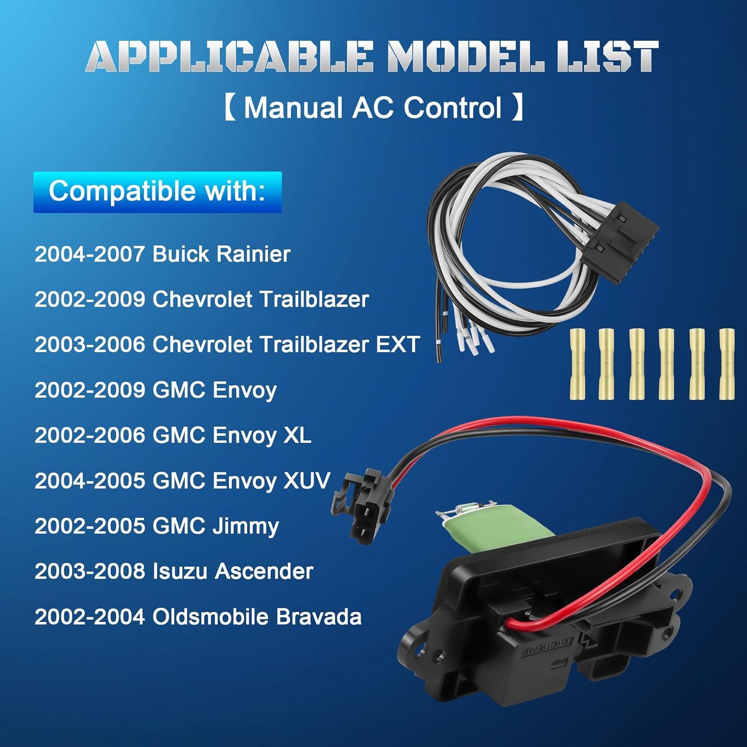 Resistor de Motor de Ventilador HVAC A-NAFTULY 89019100