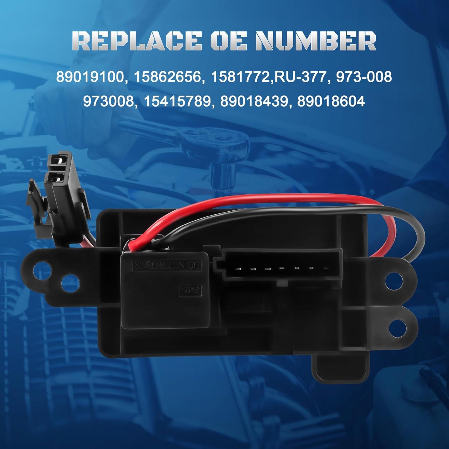 Resistor de Motor de Ventilador HVAC A-NAFTULY 89019100