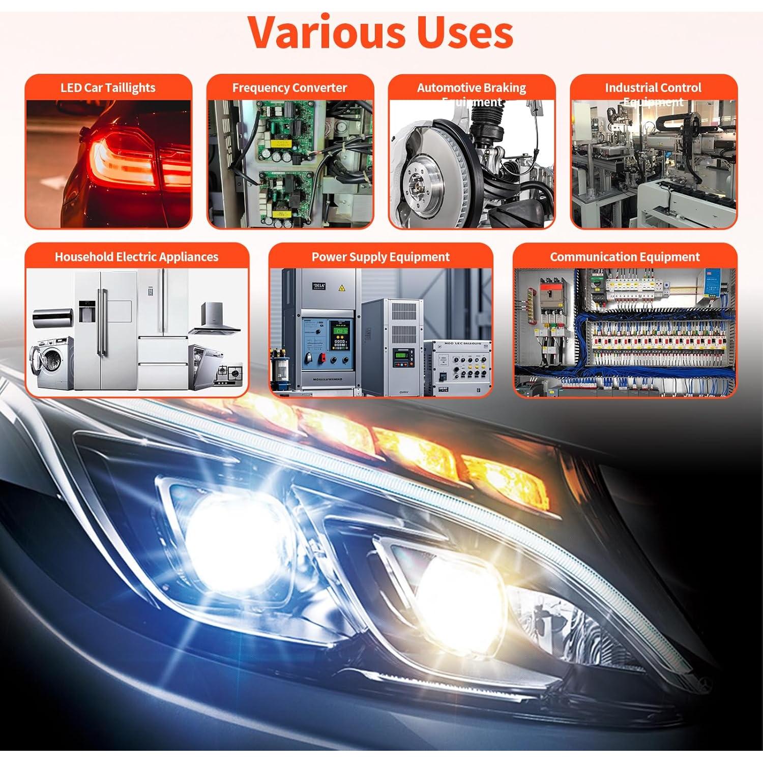 Kit 4 Resistencias de Carga 50W XMGHCK para LED 12V