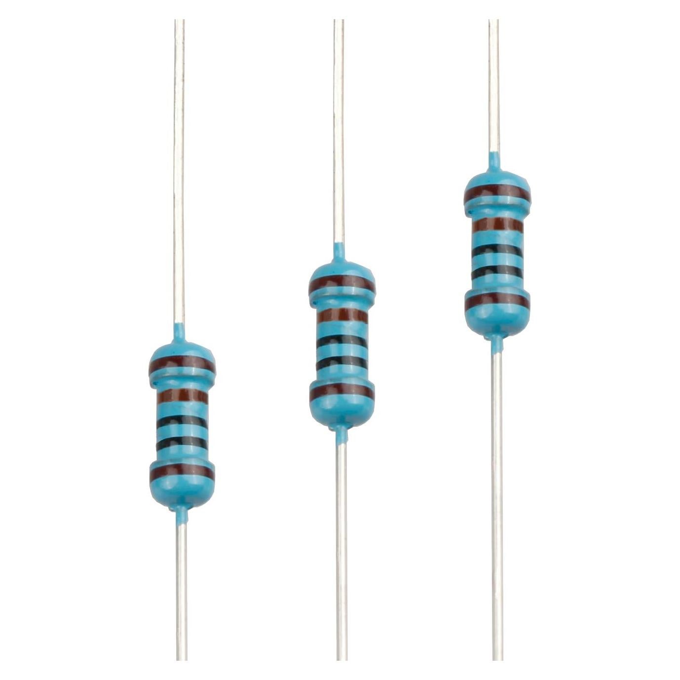 Resistores de Película Metálica 1K ohm 1/4W 100 pcs EDGELEC