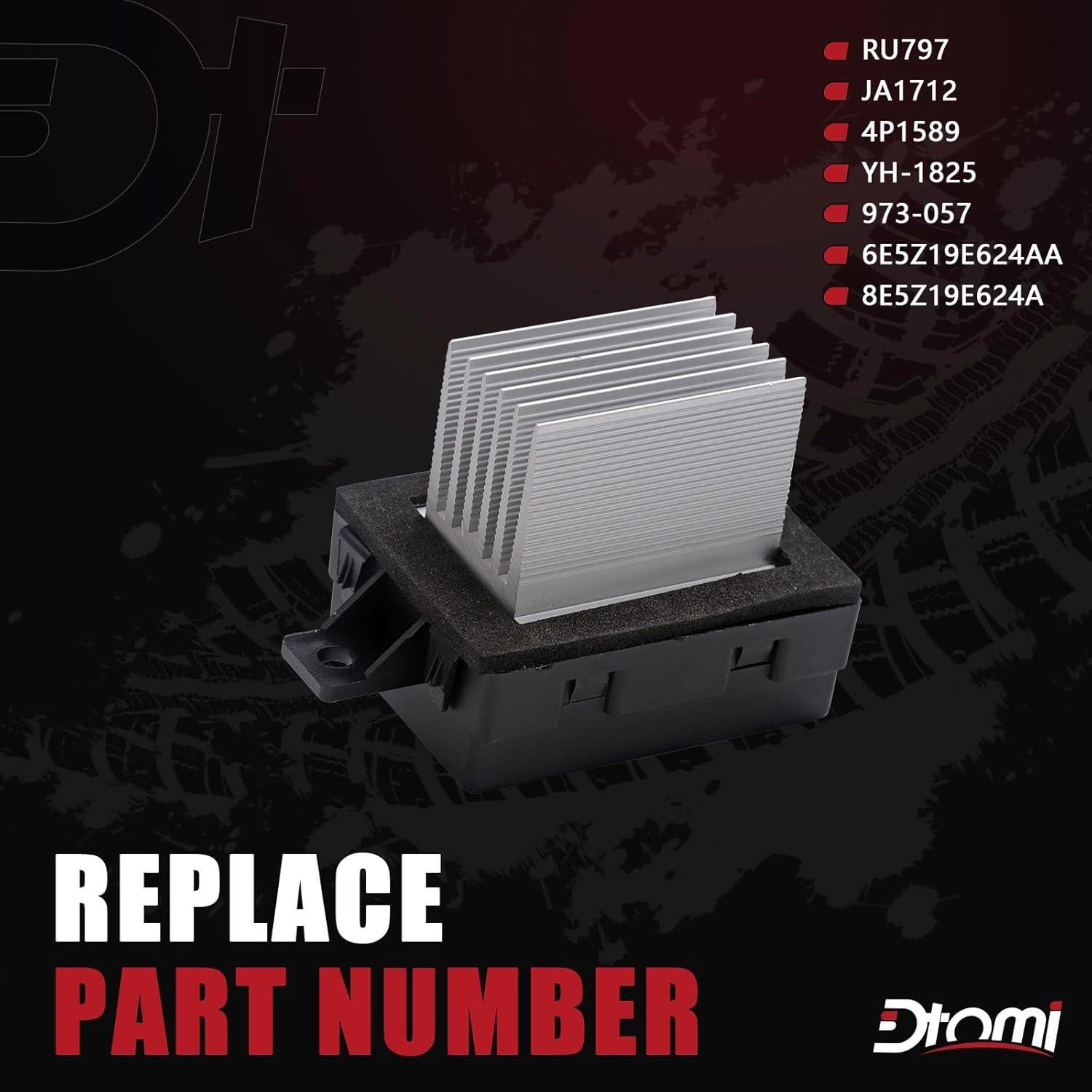 Resistor Motor Ventilador HVAC Dtomi Compatible Ford Lincoln