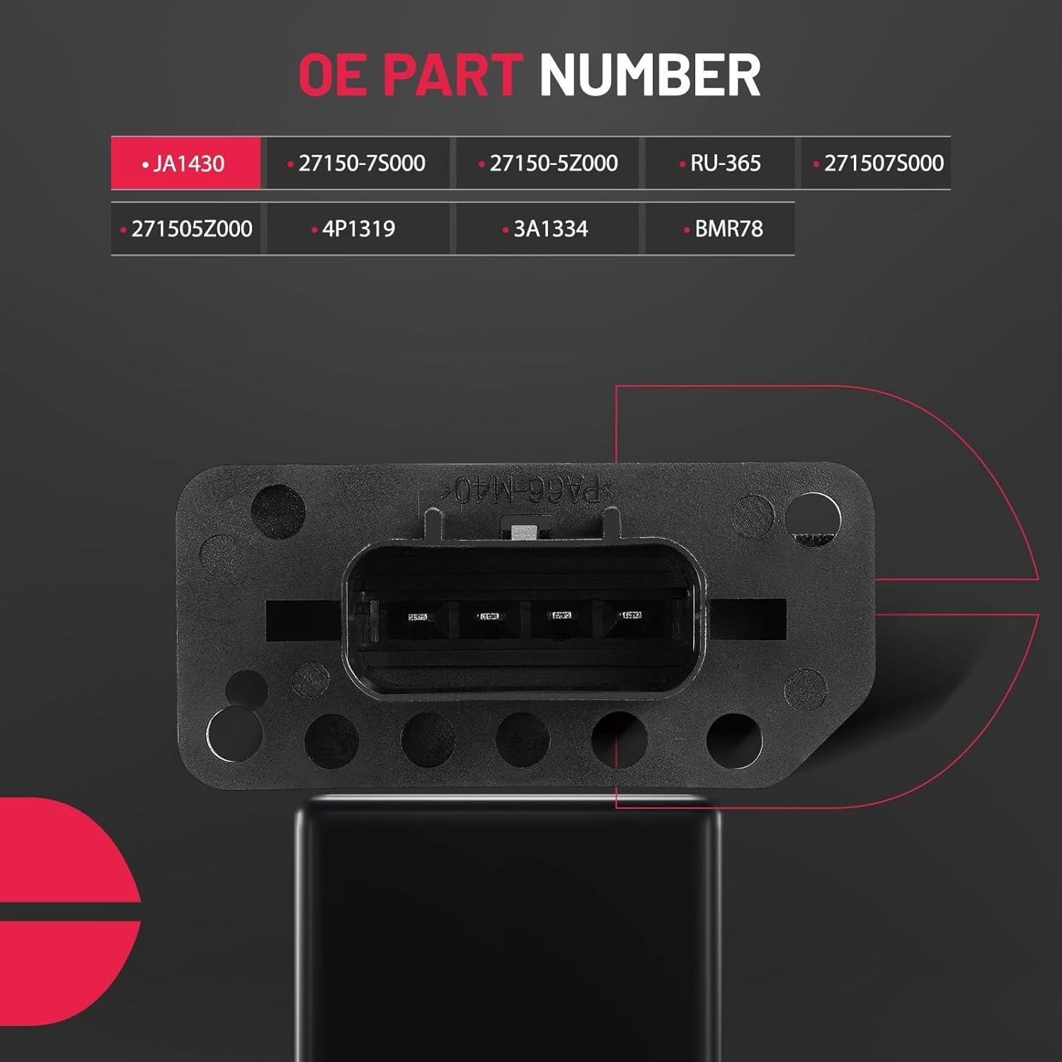 Resistor de Soplador BDFHYK para Nissan e Infiniti 27150-7S000