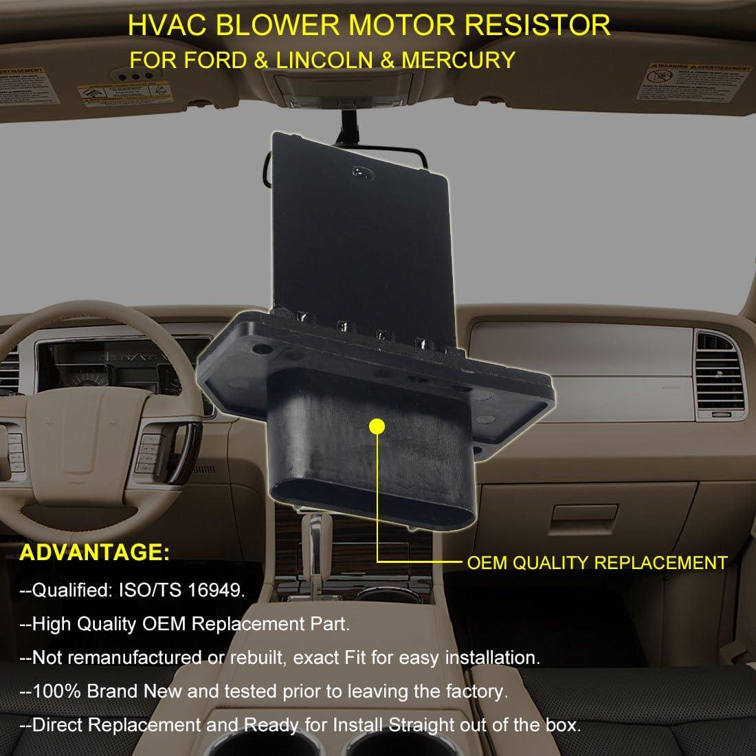 Resistor Motor Ventilador HVAC FAERSI YH-1716 Compatible Ford