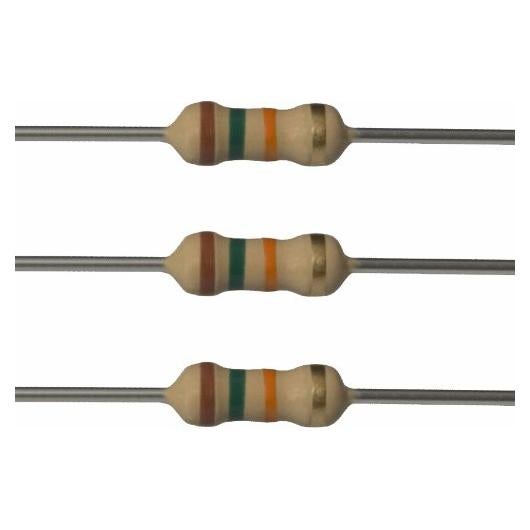Resistencias E-Projects 15k Ohm 1/2W 5% (Paquete de 100)