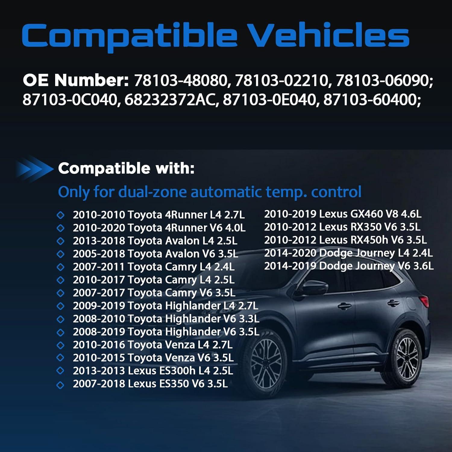 Resistor Motor Ventilador AITKEN KM159C Compatible Toyota Lexus Dodge