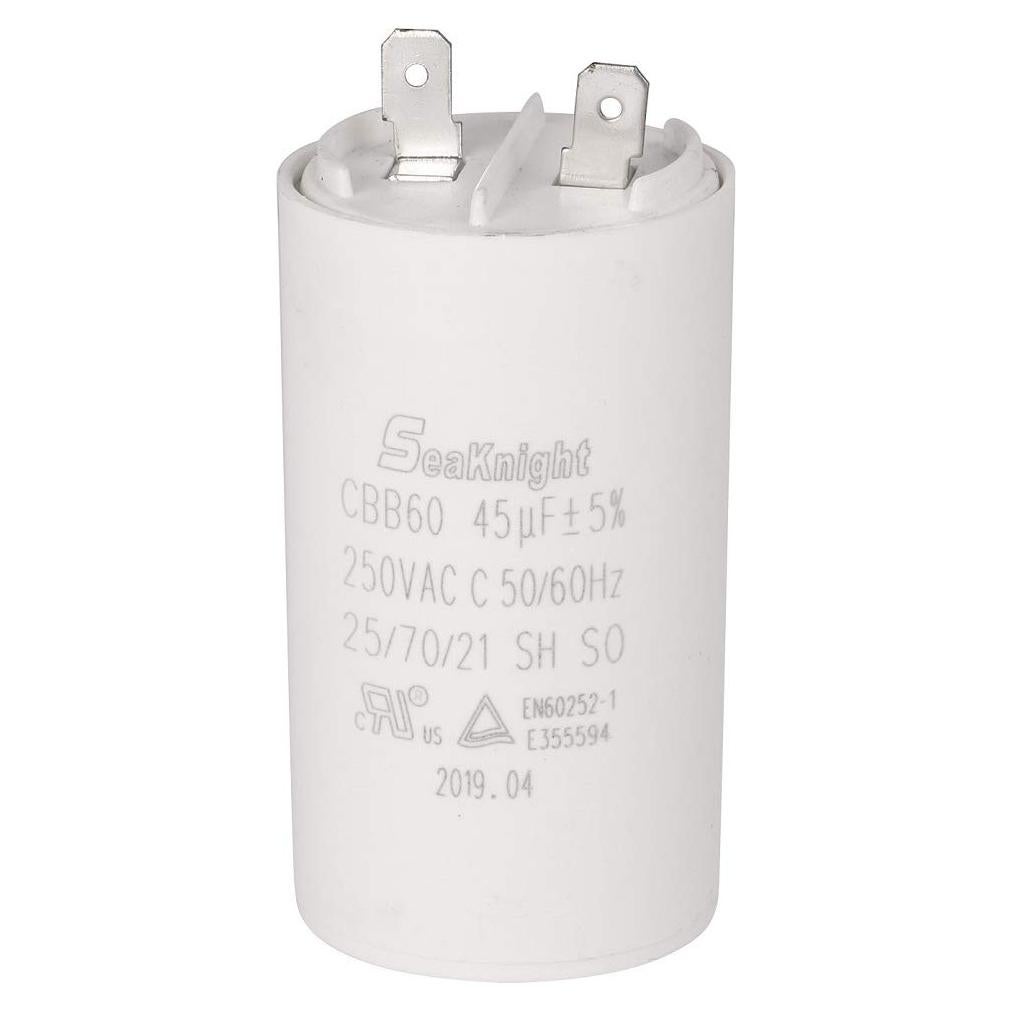 Capacitor de Carga 45 MFD 250V GE WH12X10462 para Lavadora