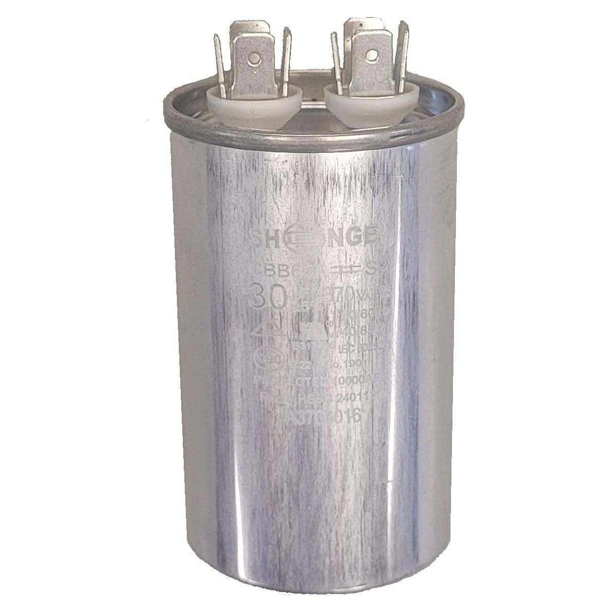 Condensador Motor QH 30 uF 370V Redondo CBB65 HVAC