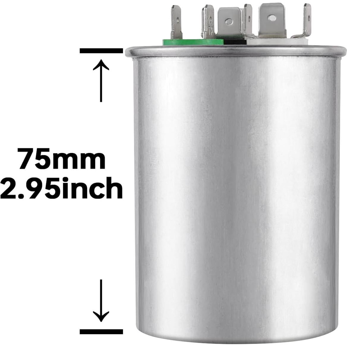 Capacitor Redondo BOJACK 35+5uF 440V Reemplazo Mejorado