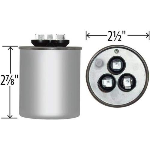 Capacitor Redondo GE Reemplazo OEM 35+5 uf 440 Volt