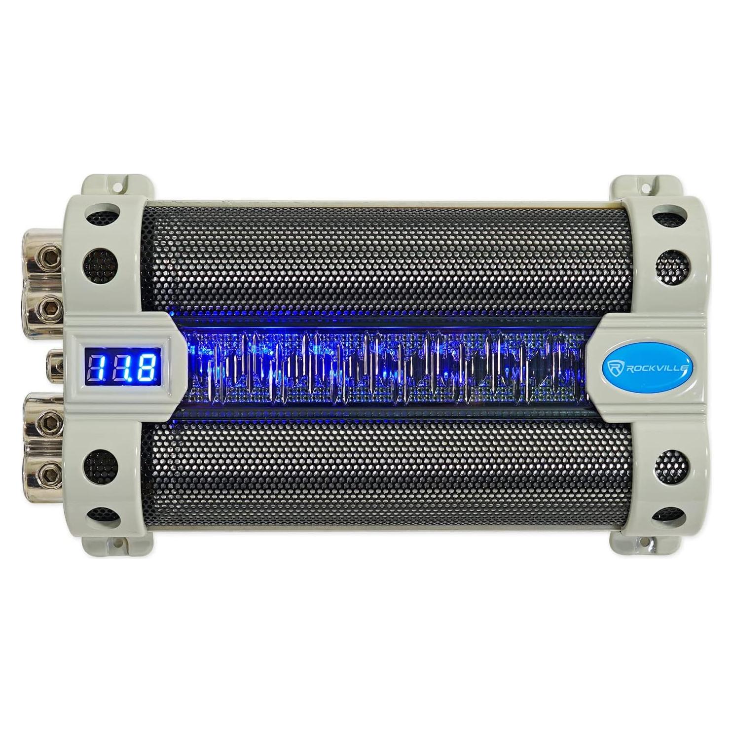 Condensador Rockville RFC30F 30 Faradios con Pantalla LED
