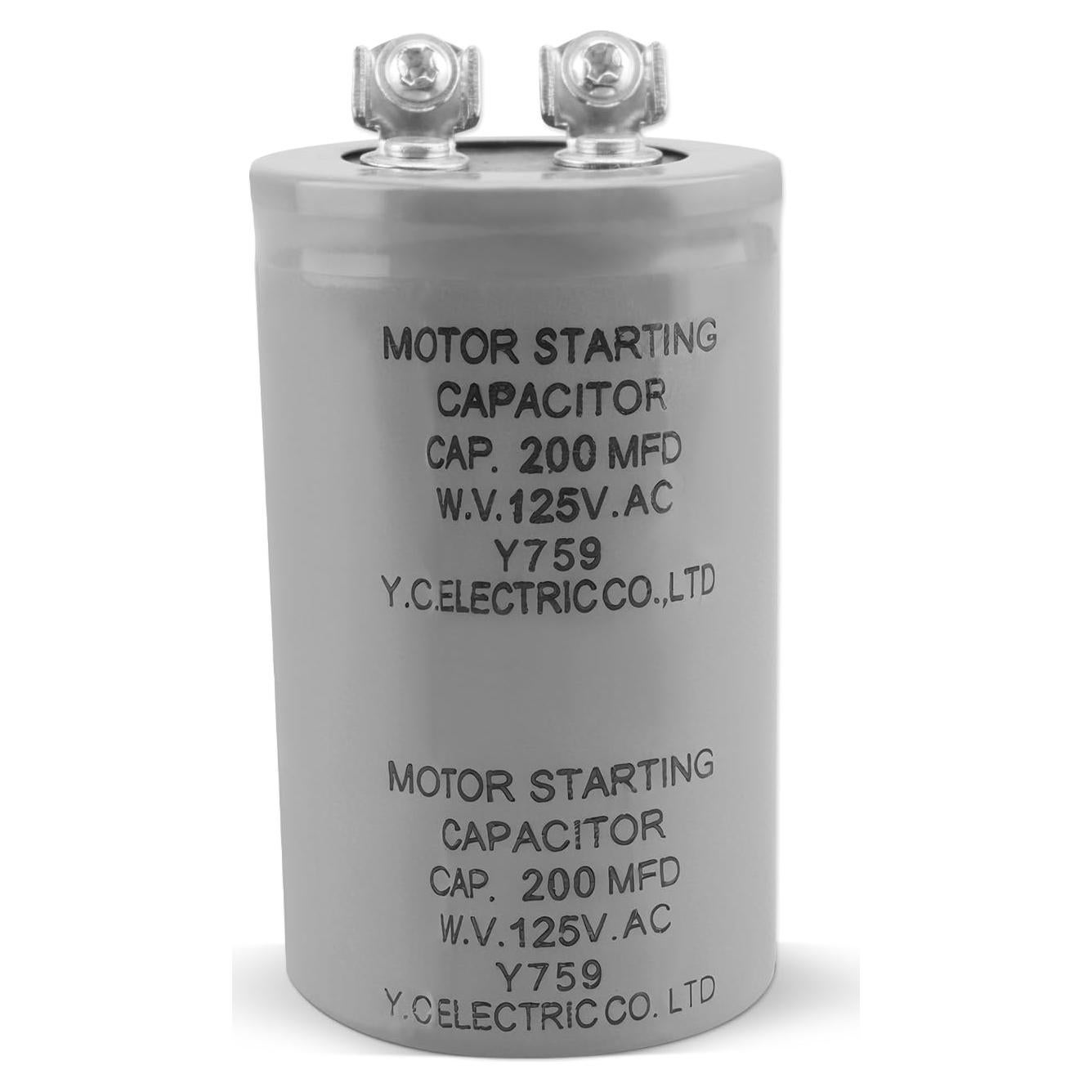 Condensador de Arranque 200uF 125VAC Taillyg - Estable y Eficiente