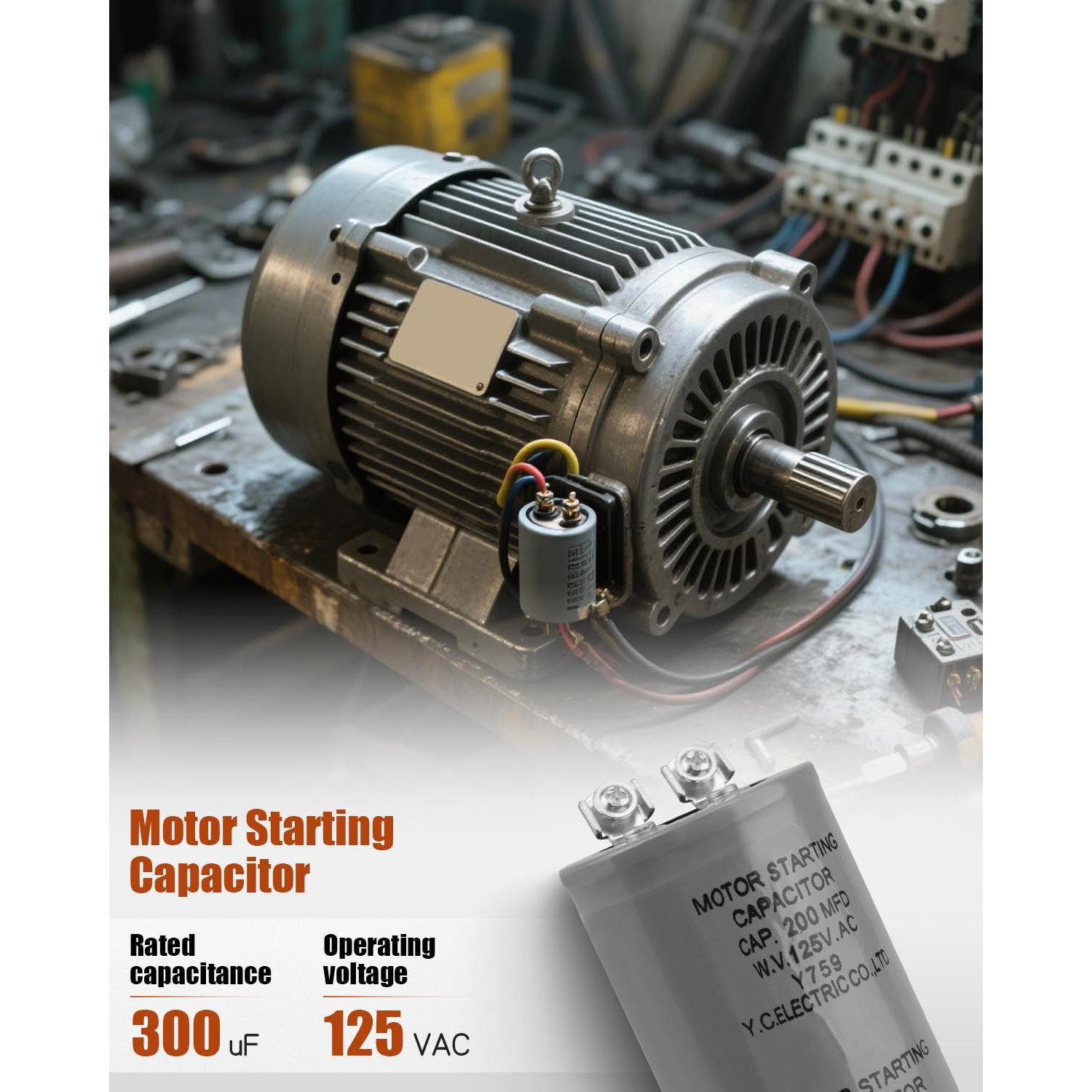 Condensador de Arranque 200uF 125VAC Taillyg - Estable y Eficiente