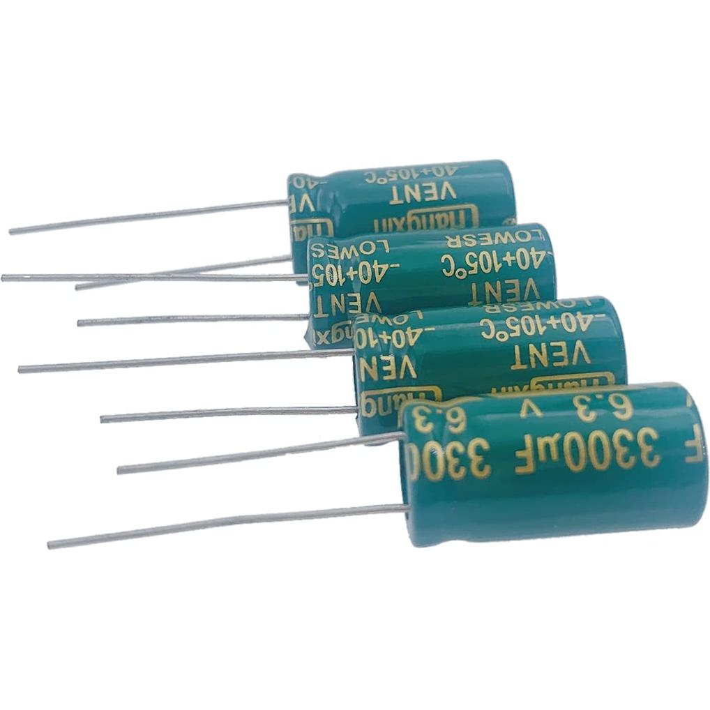 20 Capacitores Electrolíticos Cermant 3300uF 6.3V 10x20mm