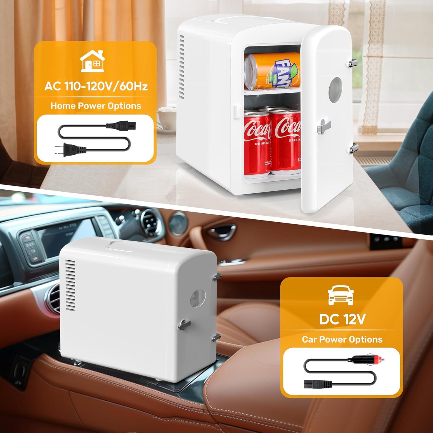 Refrigerador Mini Portátil HealSmart 6L Ecológico Blanco