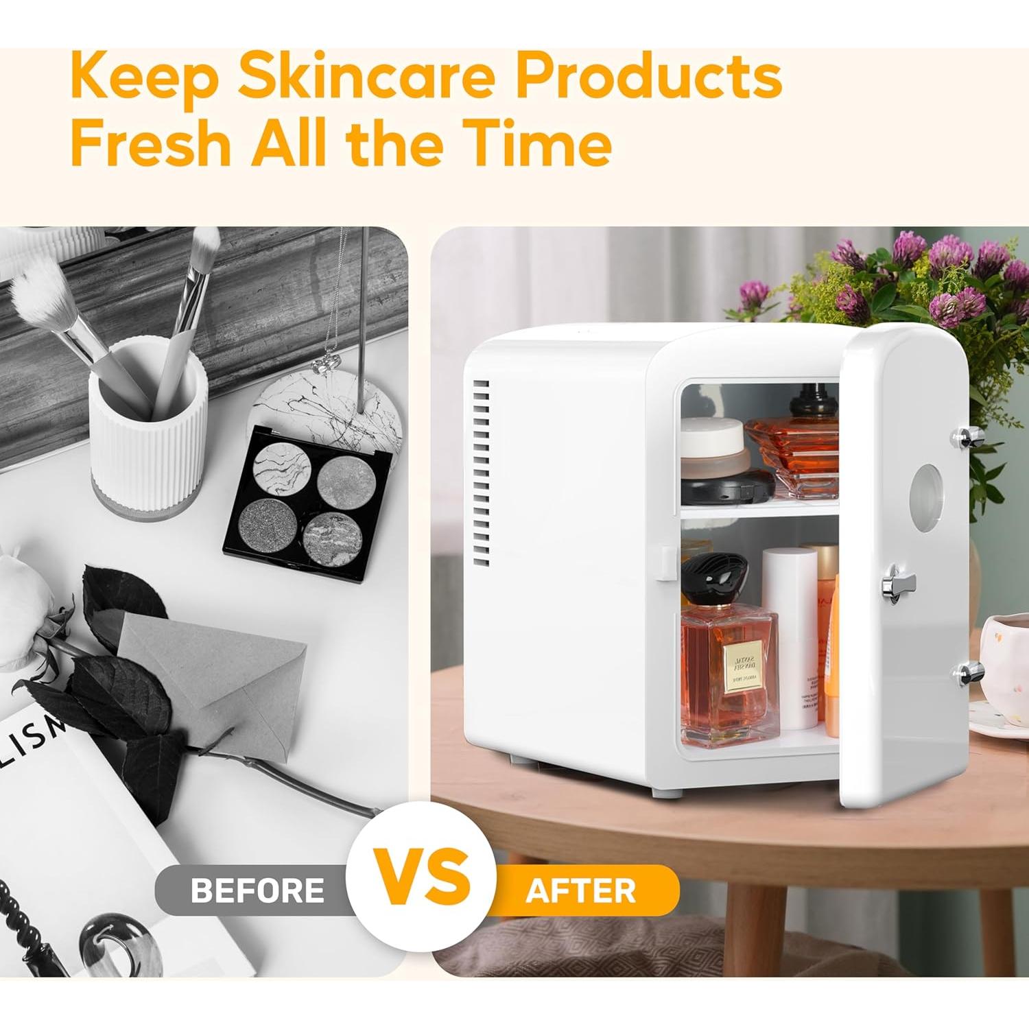 Refrigerador Mini Portátil HealSmart 6L Ecológico Blanco