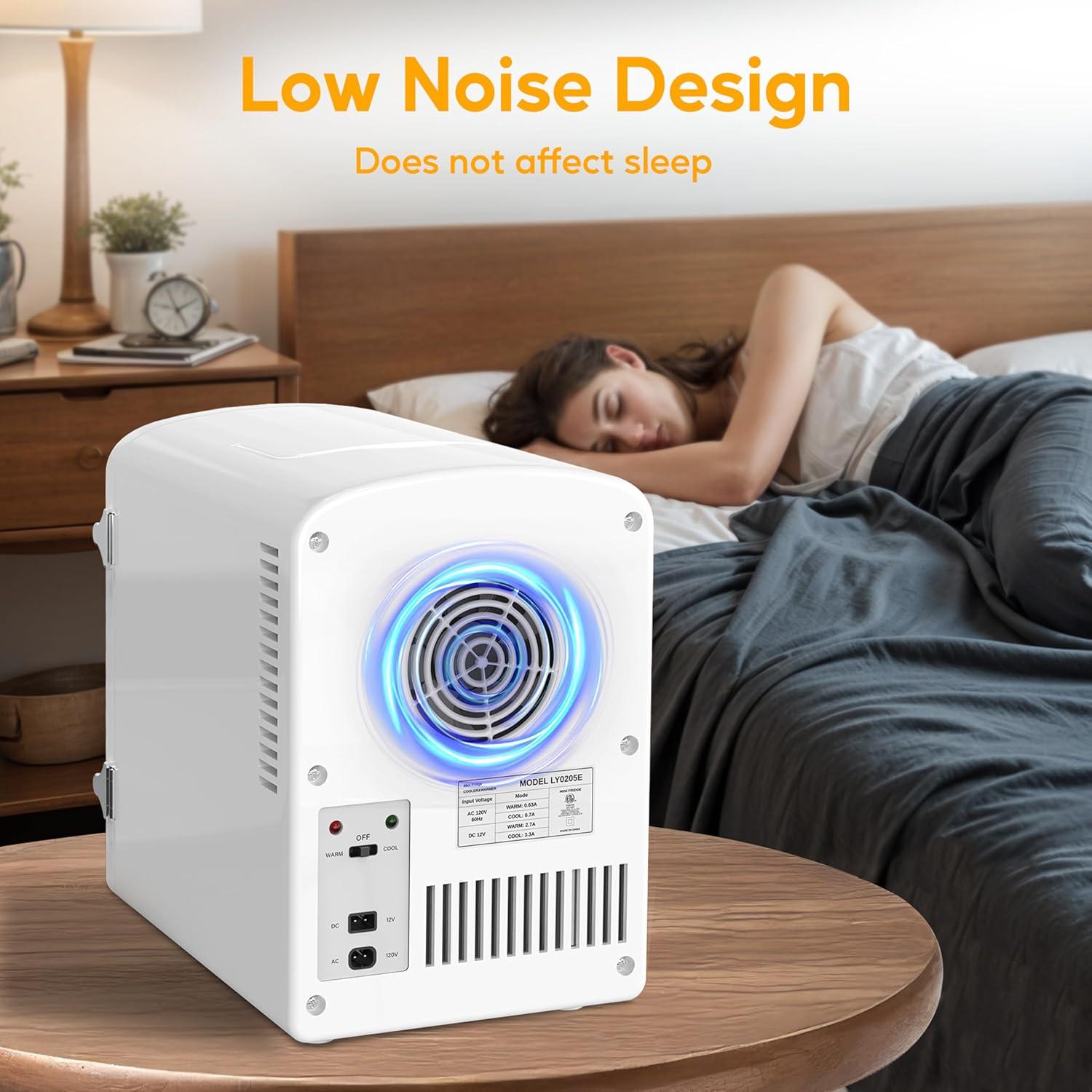 Refrigerador Mini Portátil HealSmart 6L Ecológico Blanco