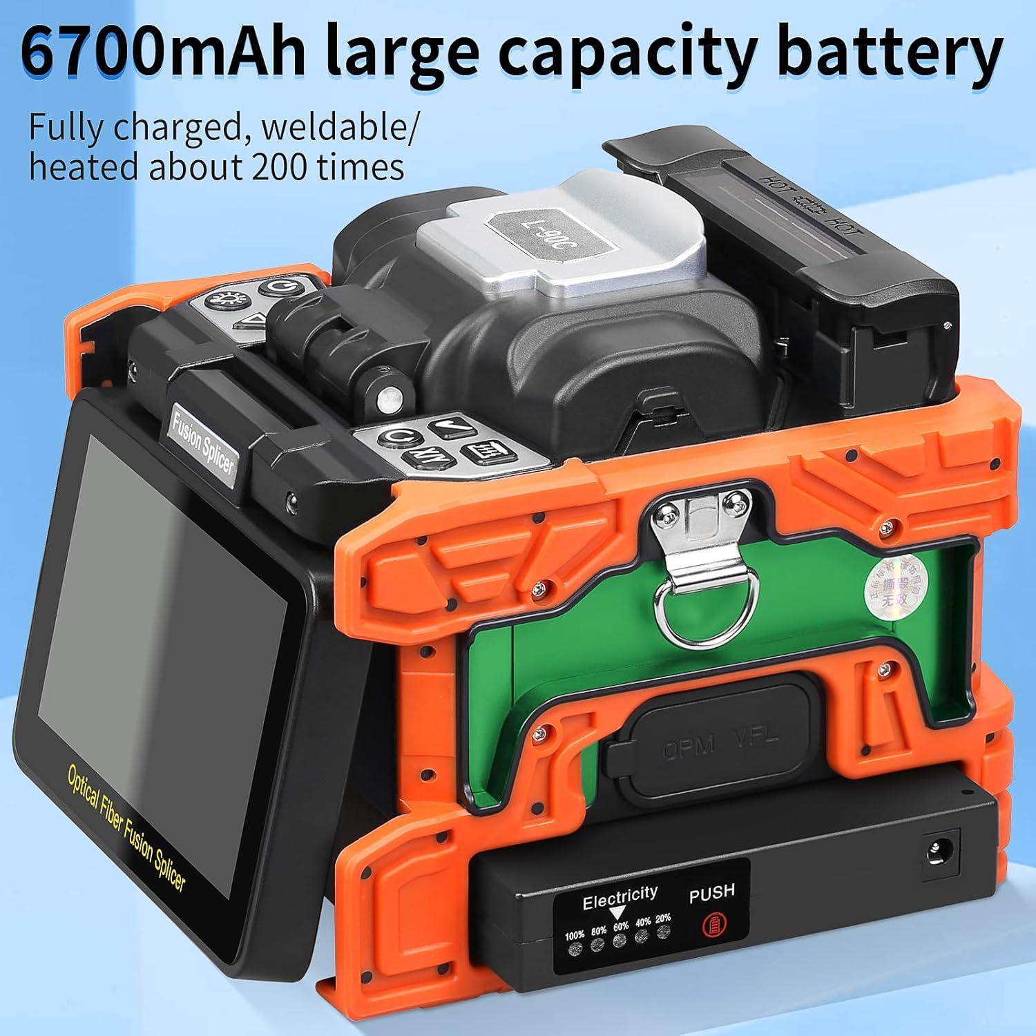 Empalmador de Fibra Óptica SAIVXIAN L-90C Pantalla Táctil 5"