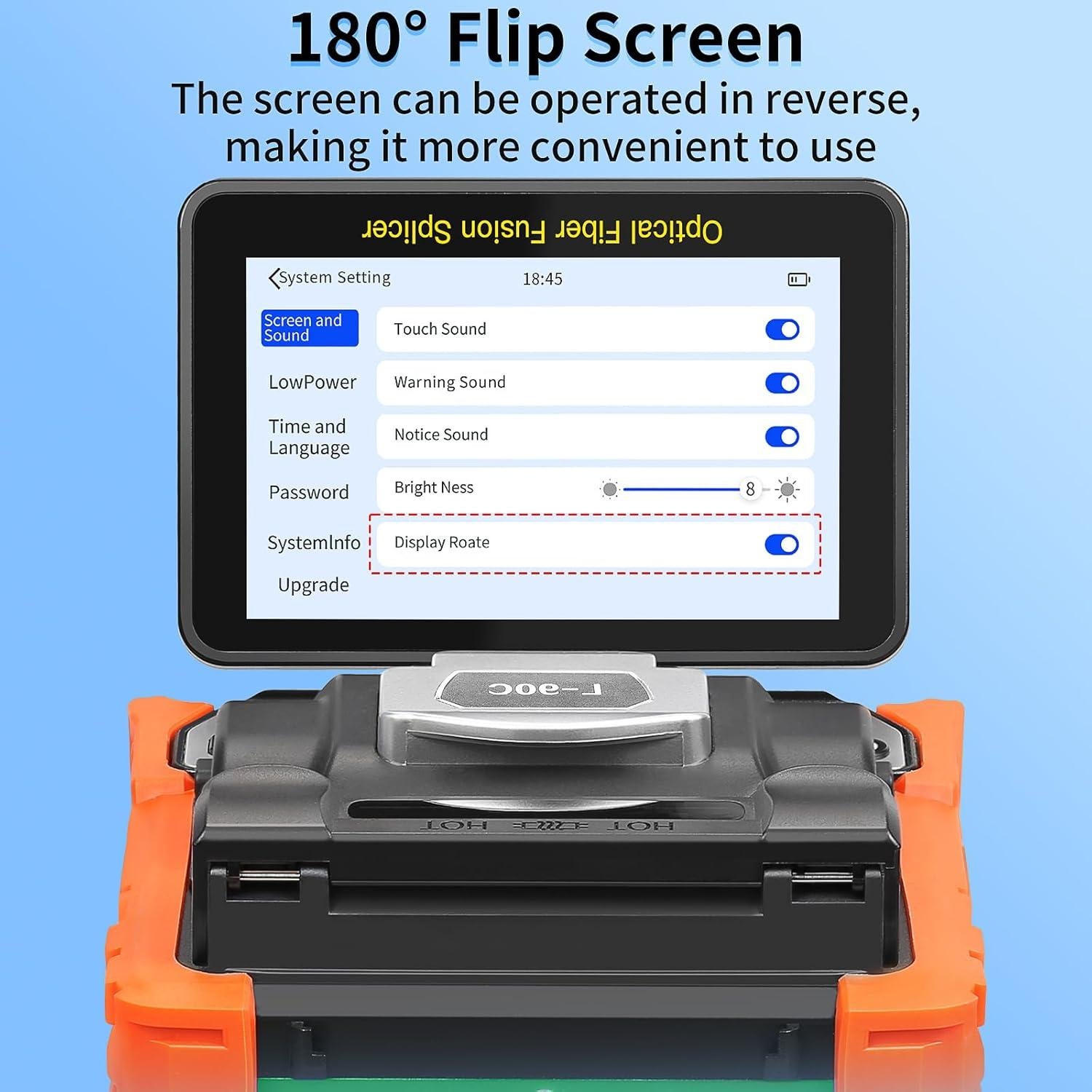 Empalmador de Fibra Óptica SAIVXIAN L-90C Pantalla Táctil 5"