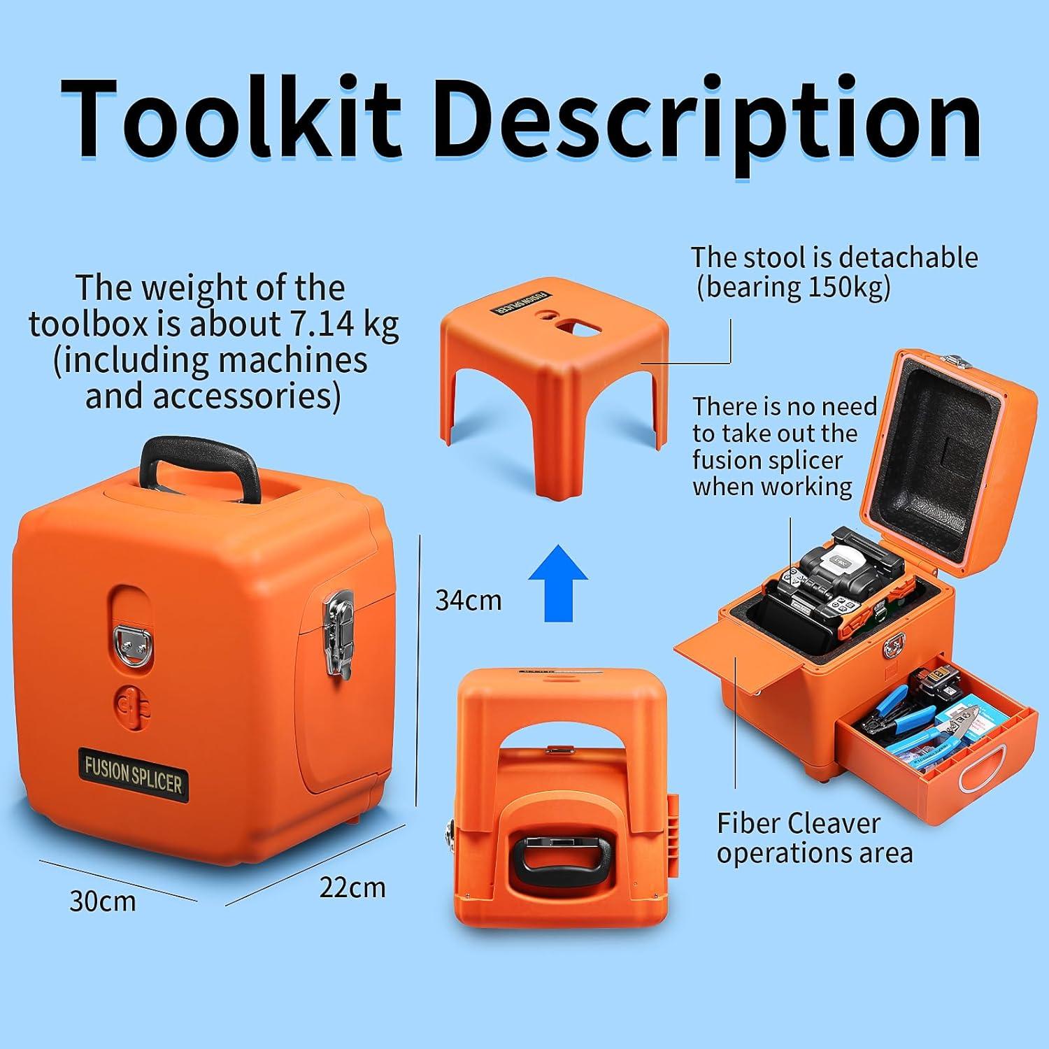 Empalmador de Fibra Óptica SAIVXIAN L-90C Pantalla Táctil 5"