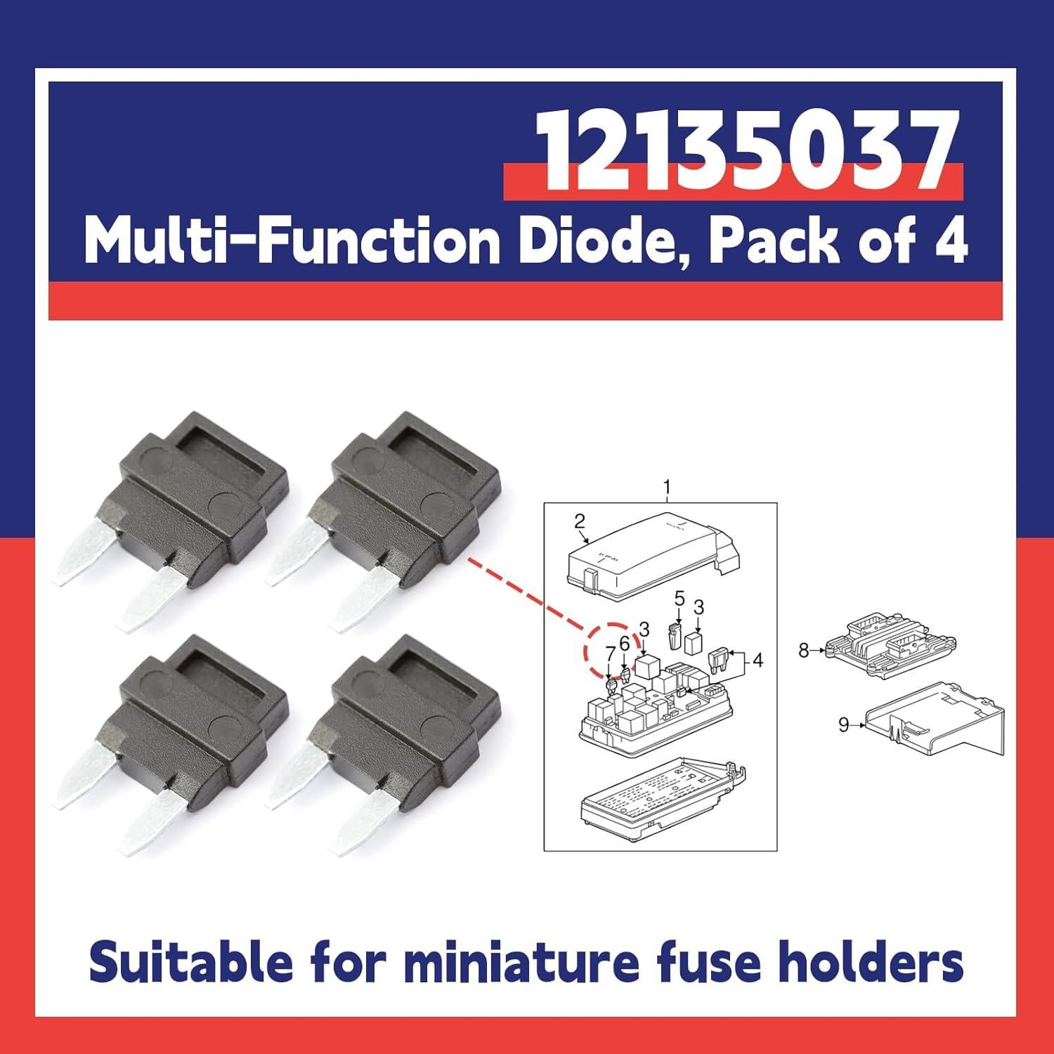 Diodo Multifuncional Dusledel 12135037 - Paquete de 4 Unidades
