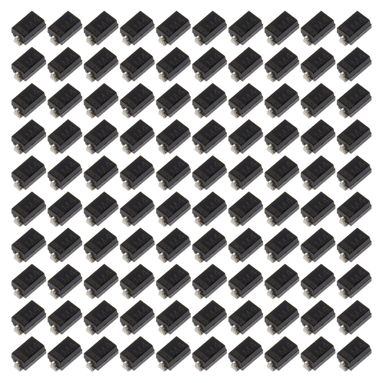 Diodo Rectificador SMD 1A 400V 100pcs M4 1N4004