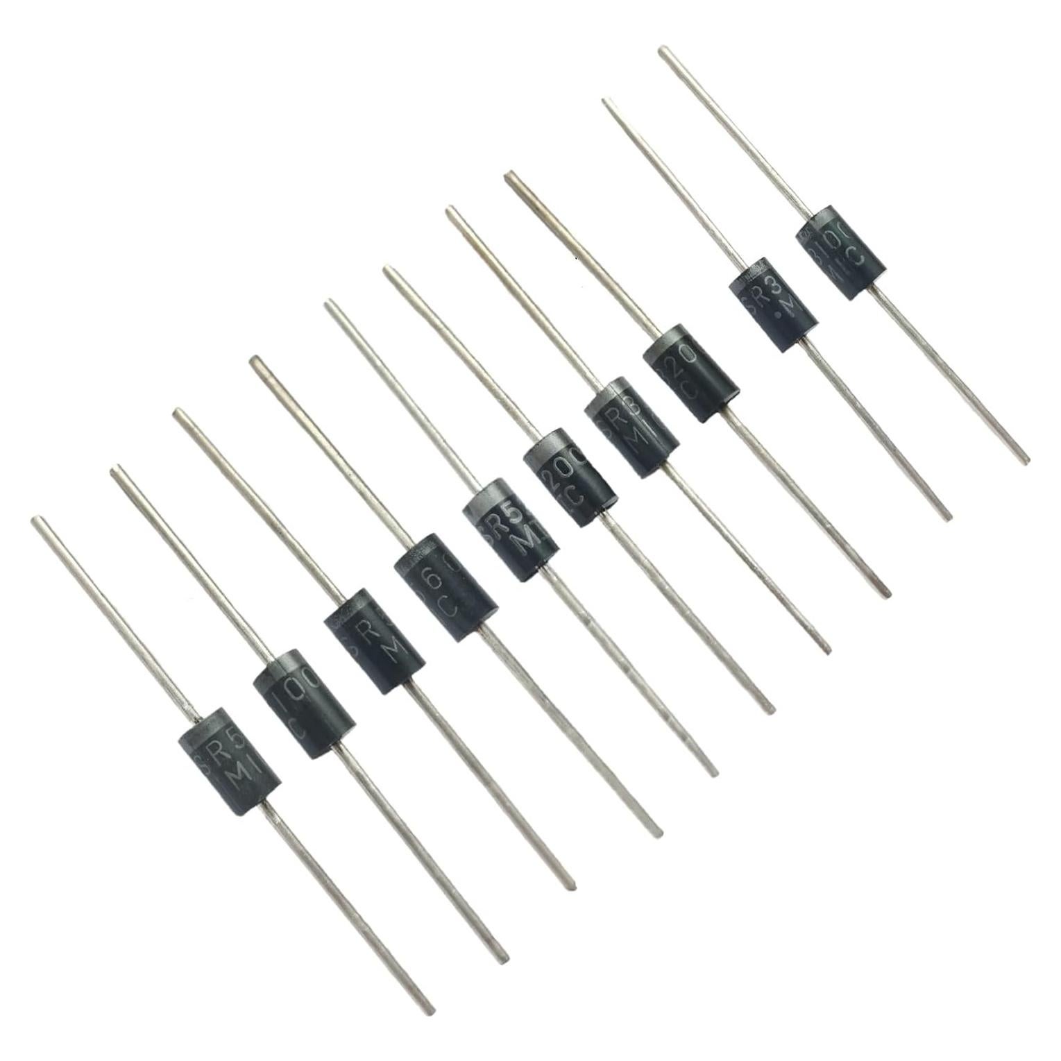 Paquete de 50 Diodos Schottky Bridgold SR3100 SR3200 SR560 SR5100 SR5200