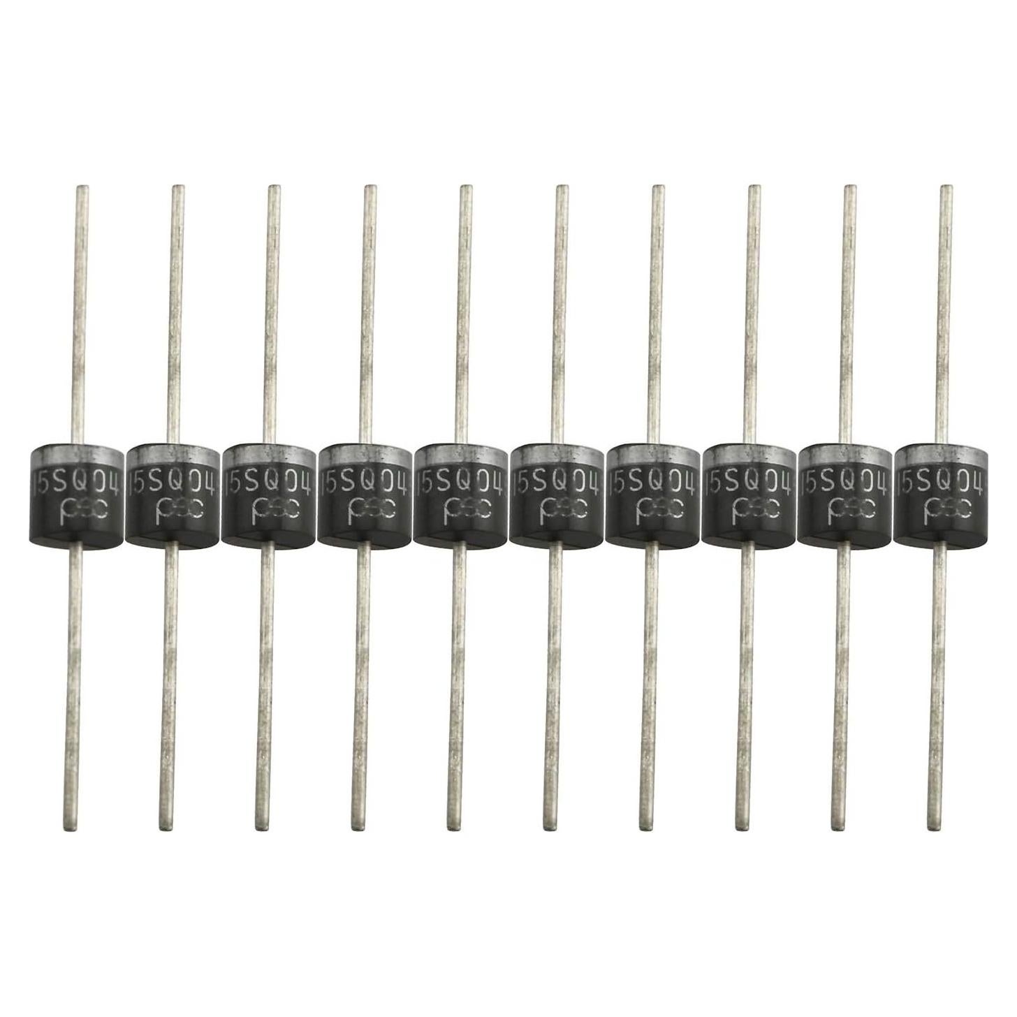 Diodos Schottky Tegg 15A 45V 10PCS Rectificadores Axiales