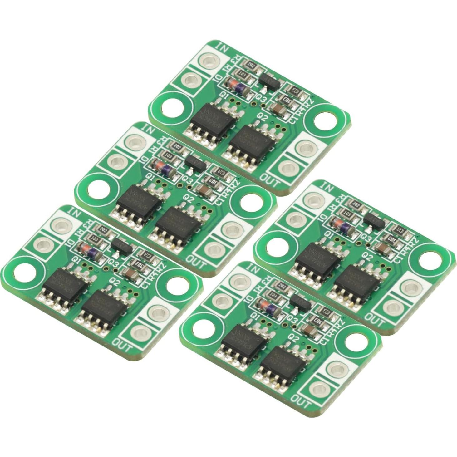 5 Piezas Placa de Protección Inversa GODIYMODULES 4A 24x16mm
