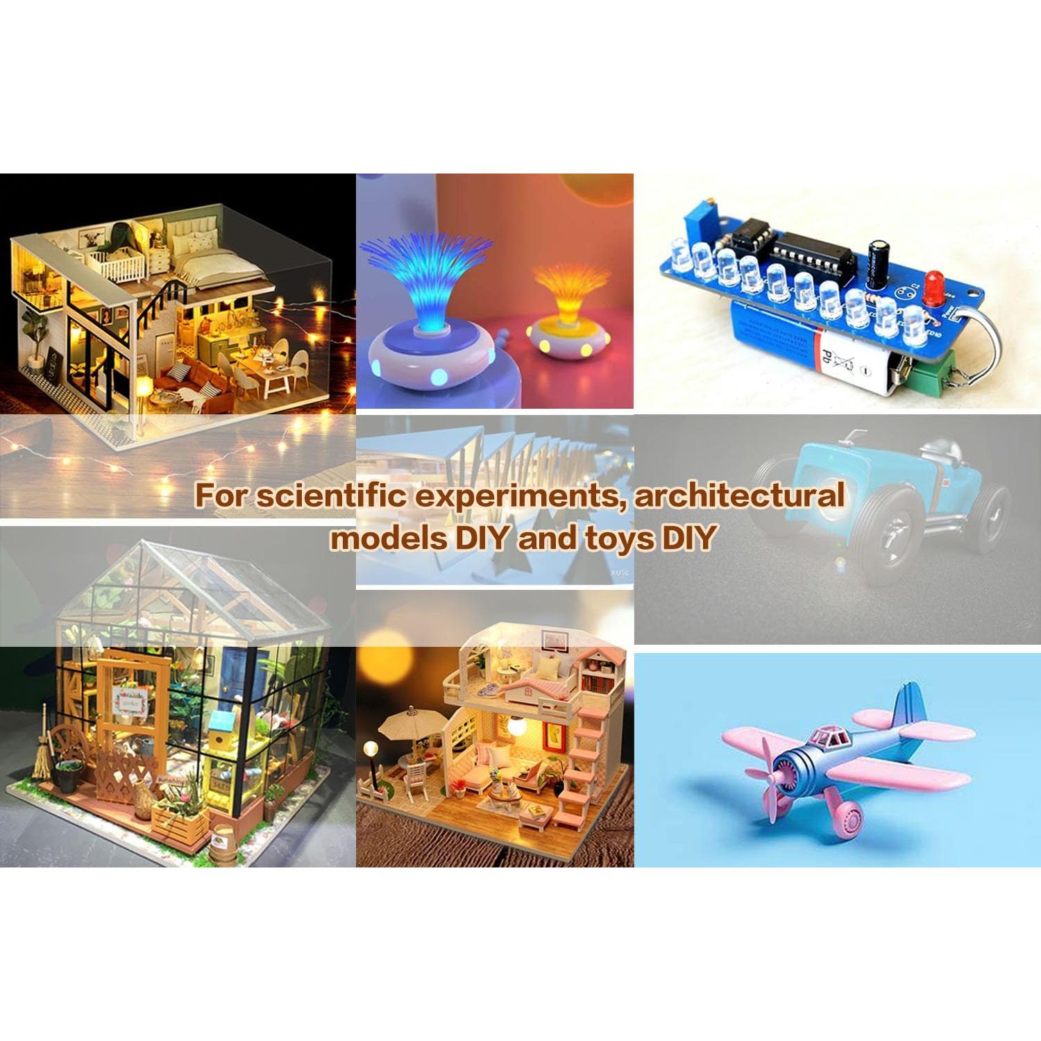 Luces LED 5mm Blanco UNCLE LIGHT 110 unidades para Electrónica