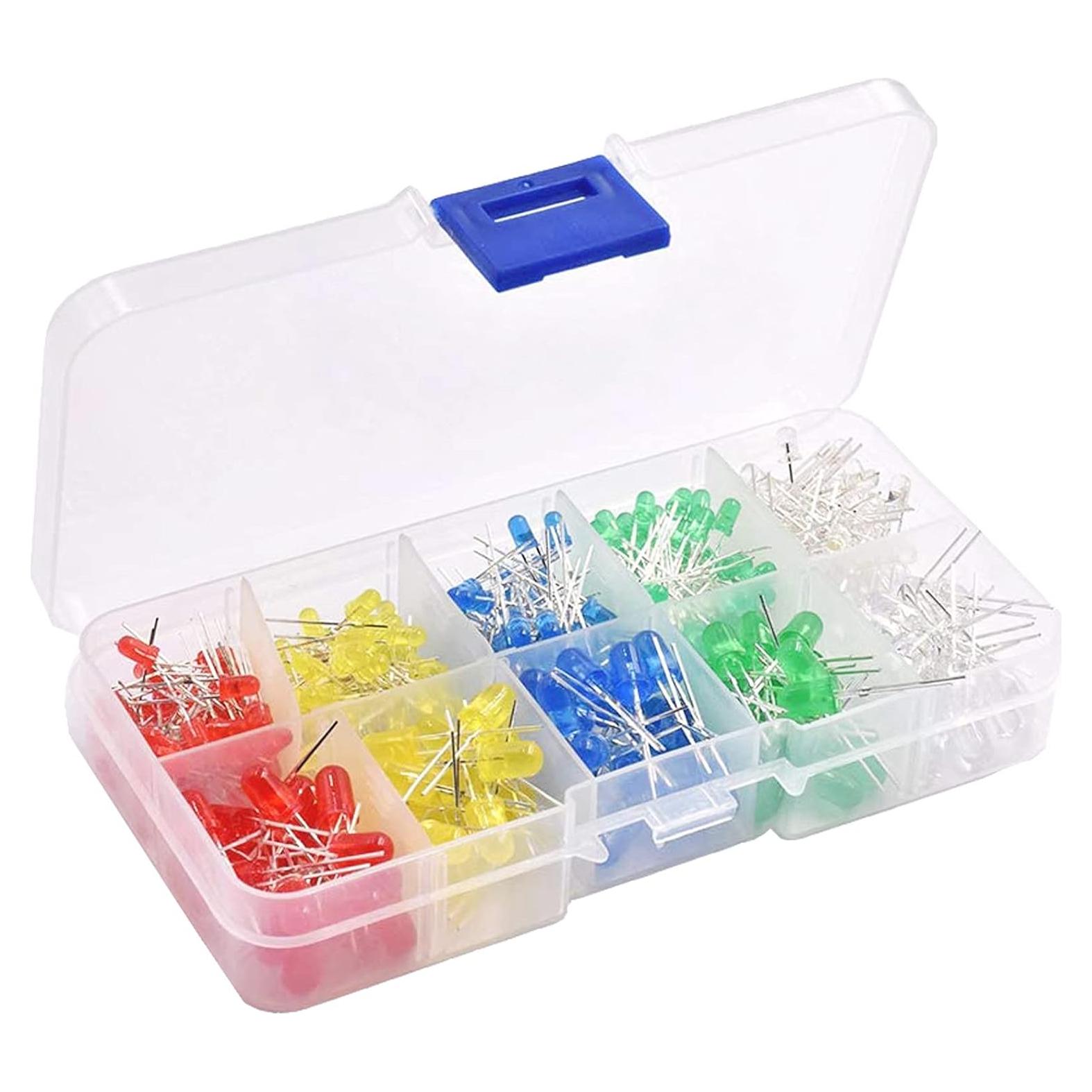 Kit de 300 Diodos LED 3mm y 5mm Adeept con Caja