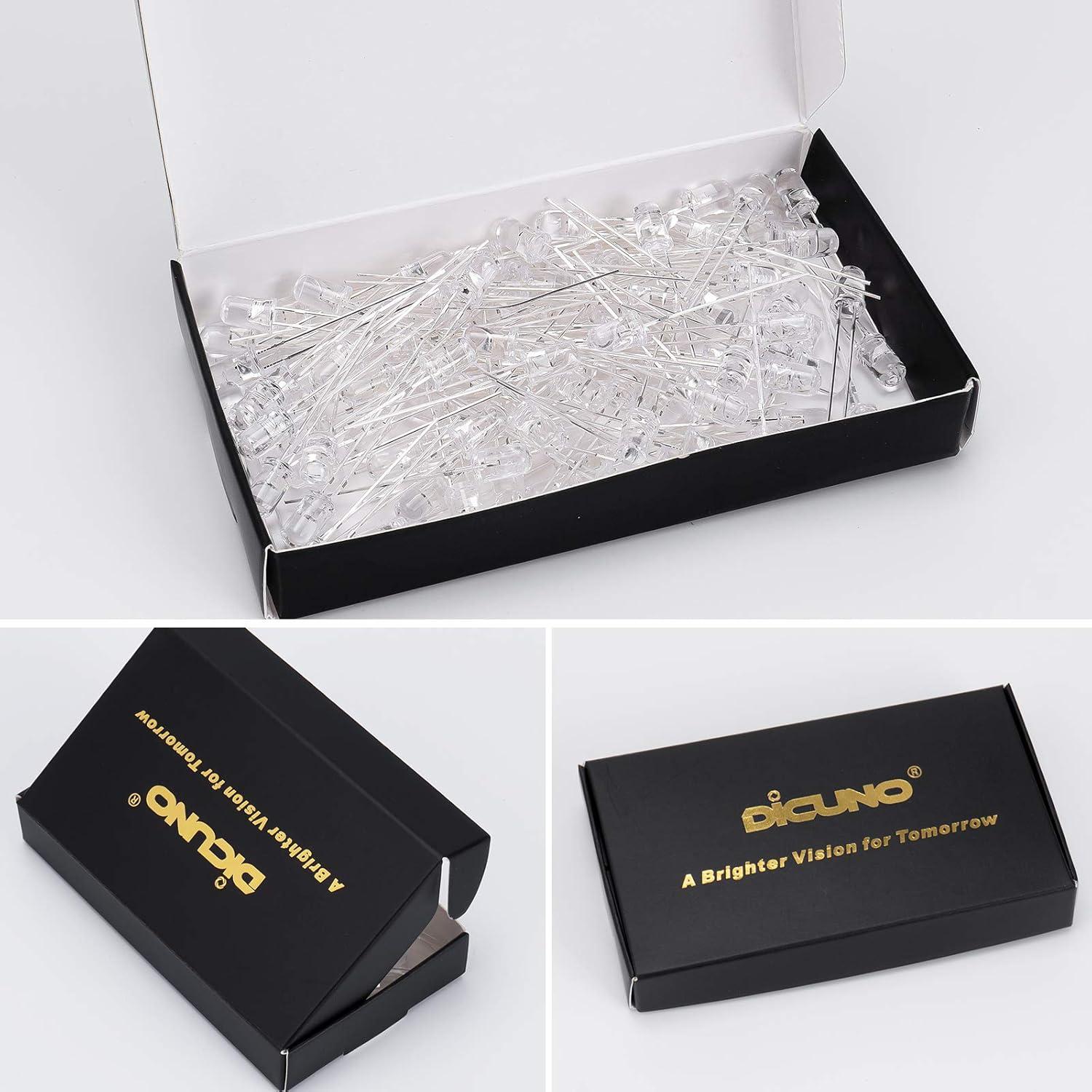 Diodos LED RGB 5mm DiCUNO 100pcs Parpadeo Lento 32g