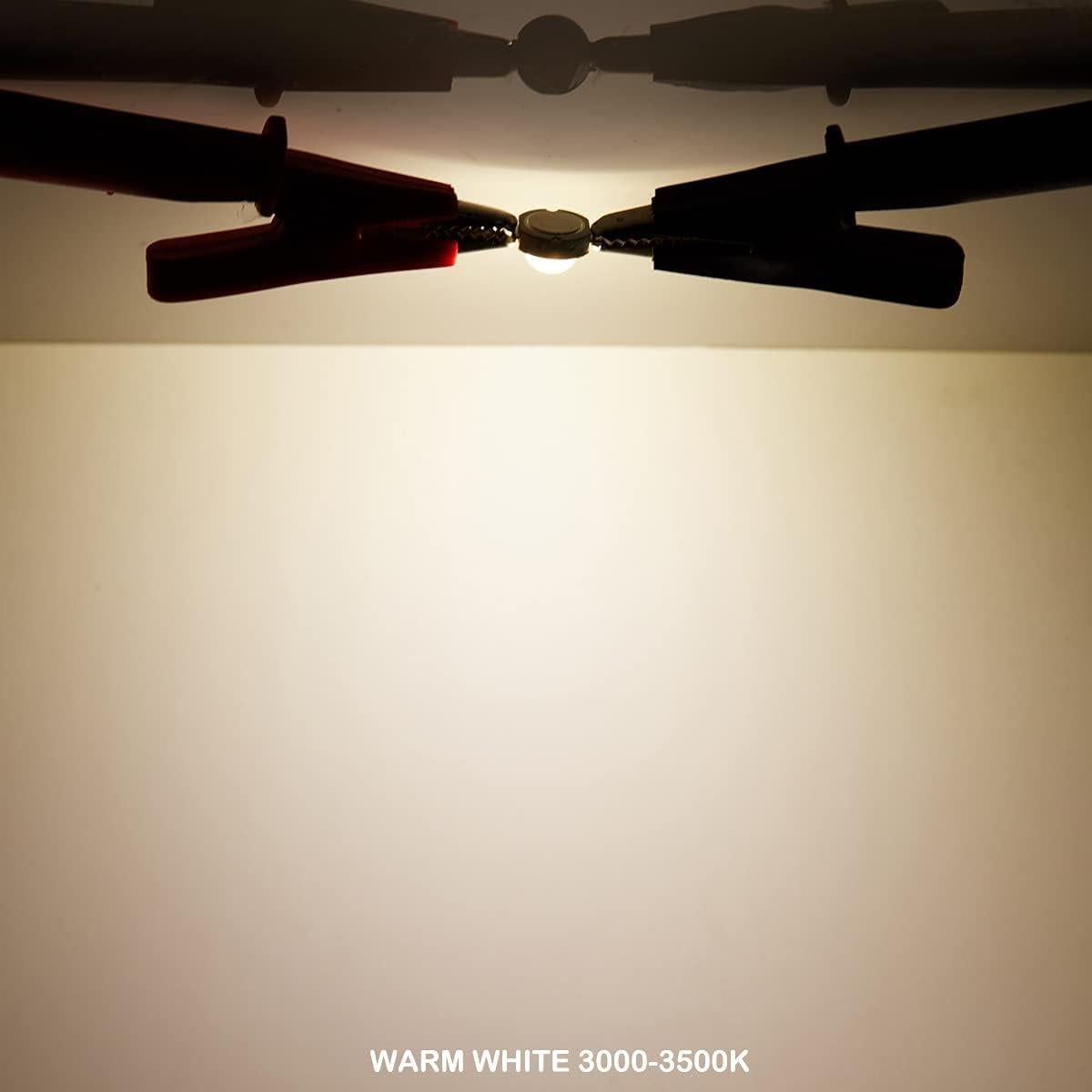 Chip LED Chanzon 10 pcs 1W Blanco Cálido 3000K-3500K