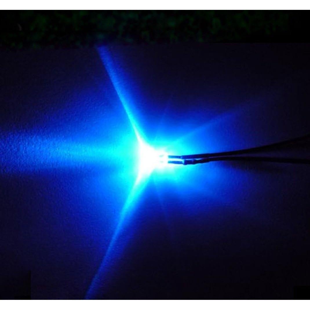 100 Pcs LED Pre Cableado 5mm Ltvystore 12V 20cm 5 Colores