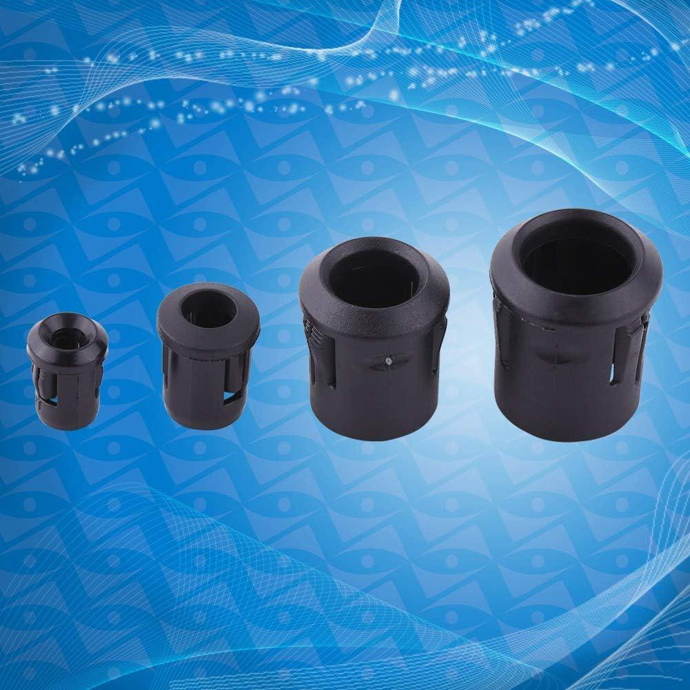 Portalámparas LED Eujgoov 50Pcs 3mm 5mm 8mm 10mm Plástico Negro