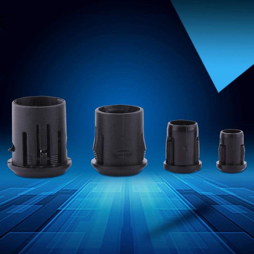 Portalámparas LED Eujgoov 50Pcs 3mm 5mm 8mm 10mm Plástico Negro