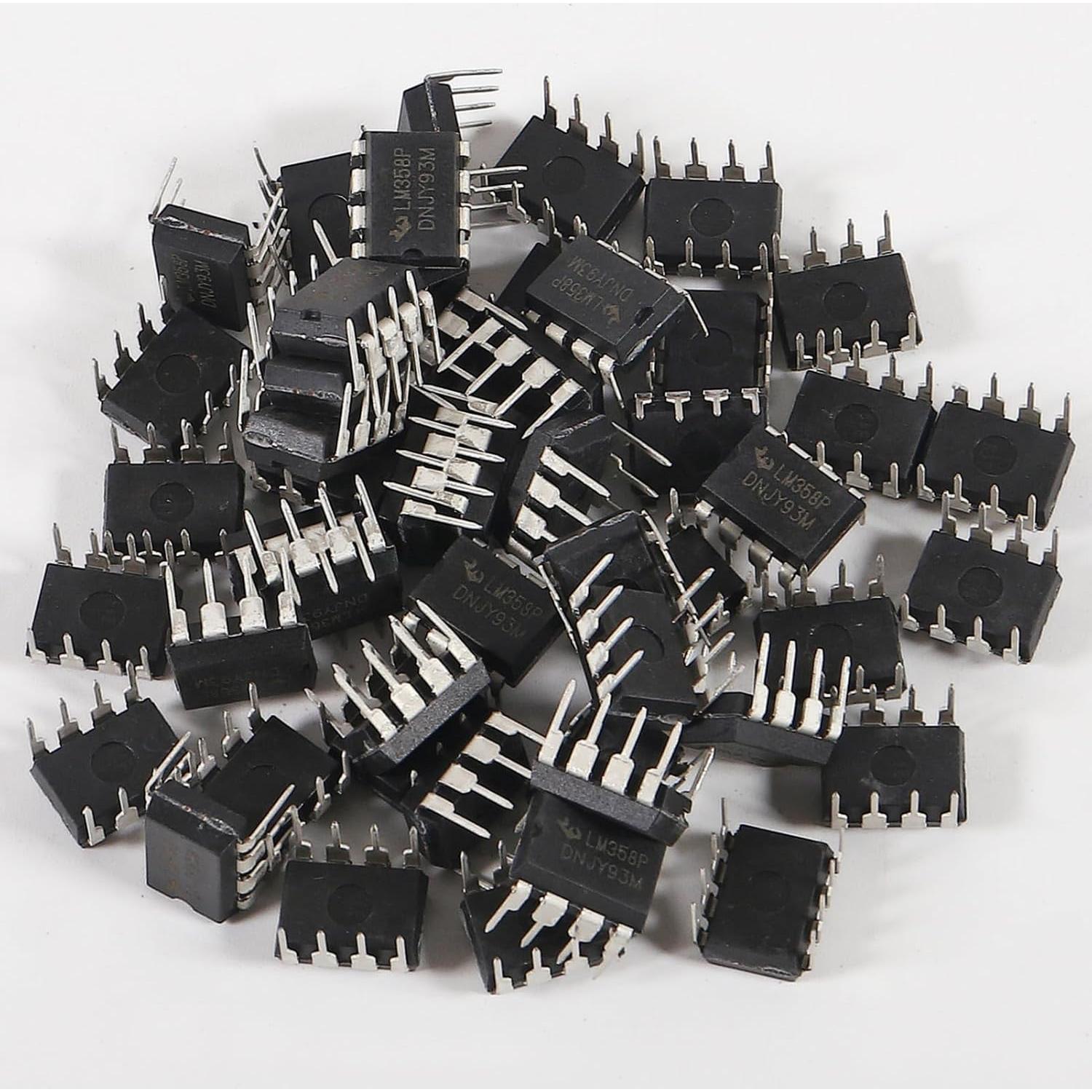 50 Pcs Amplificador Operacional LM358P DORHEA 2 Canales