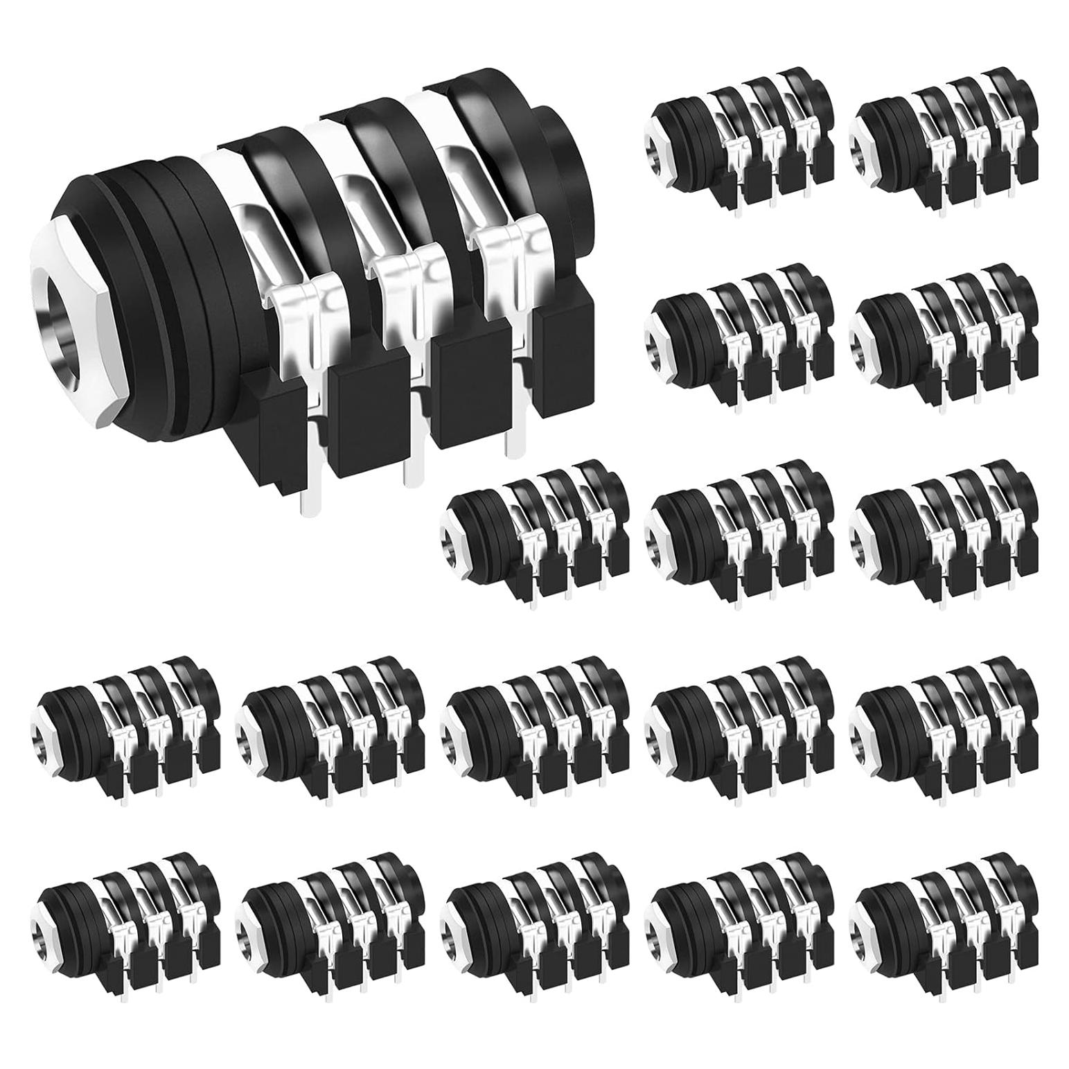 Jack Hembrado Estéreo 6.35mm DaierTek 18 Piezas para Pedal