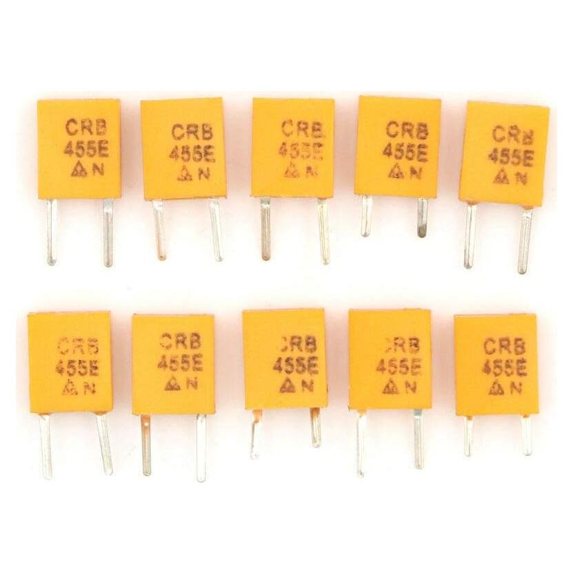 10 Osciladores de Cristal Cerámico 455E 455KHz 2 Pines