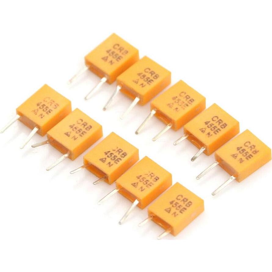 10 Osciladores de Cristal Cerámico 455E 455KHz 2 Pines